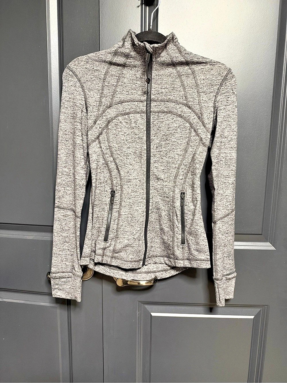 lululemon Define Jacket Gray Full-Zip Jacket Size 4